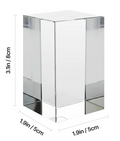 Crystal Engraving - Rectangular (1.9" W x 1.9" D x 3.1" H)