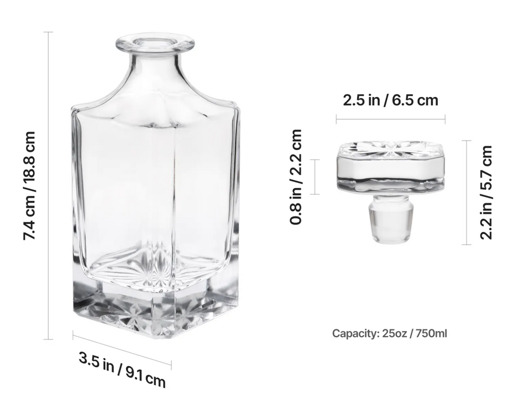 25oz Whiskey Decanter - Custom Engraved