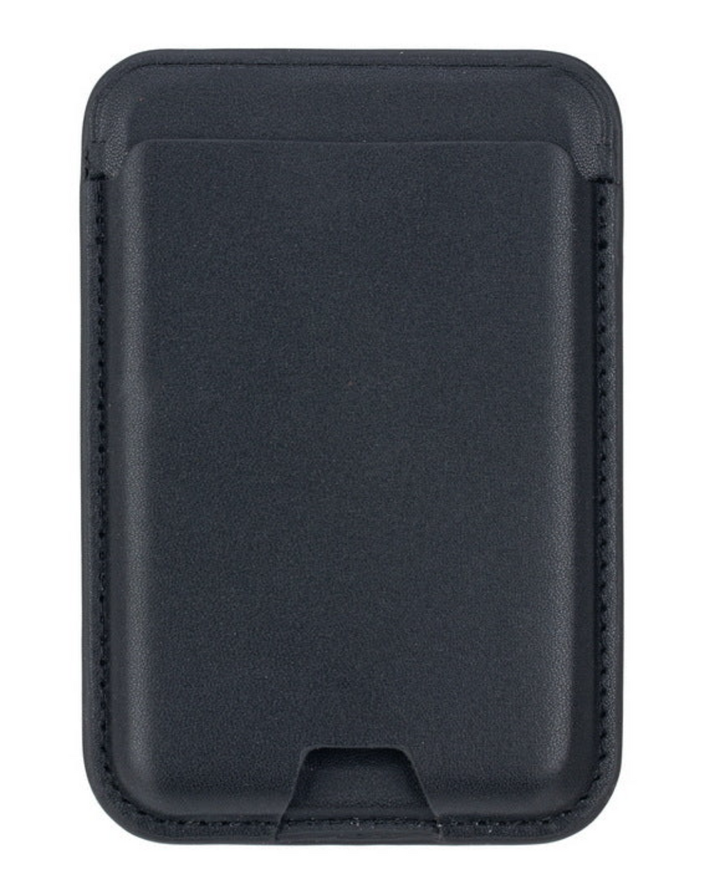 PU MagSafe Wallet w/ RFID Blocking - Black - Custom Engraved