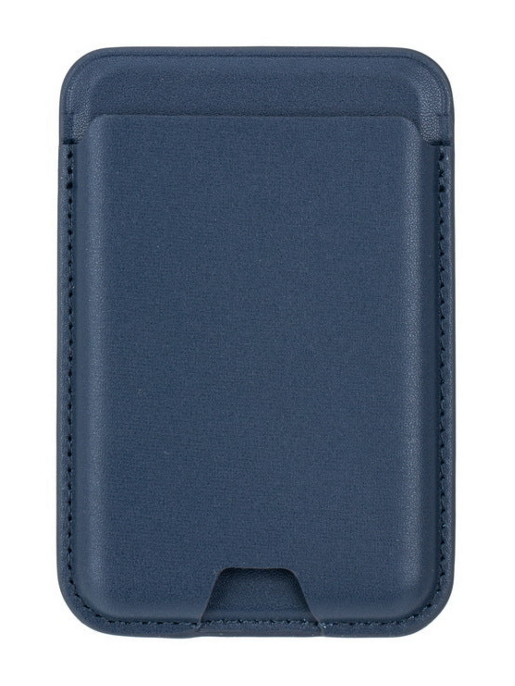 PU MagSafe Wallet w/ RFID Blocking - Blue - Custom Engraved