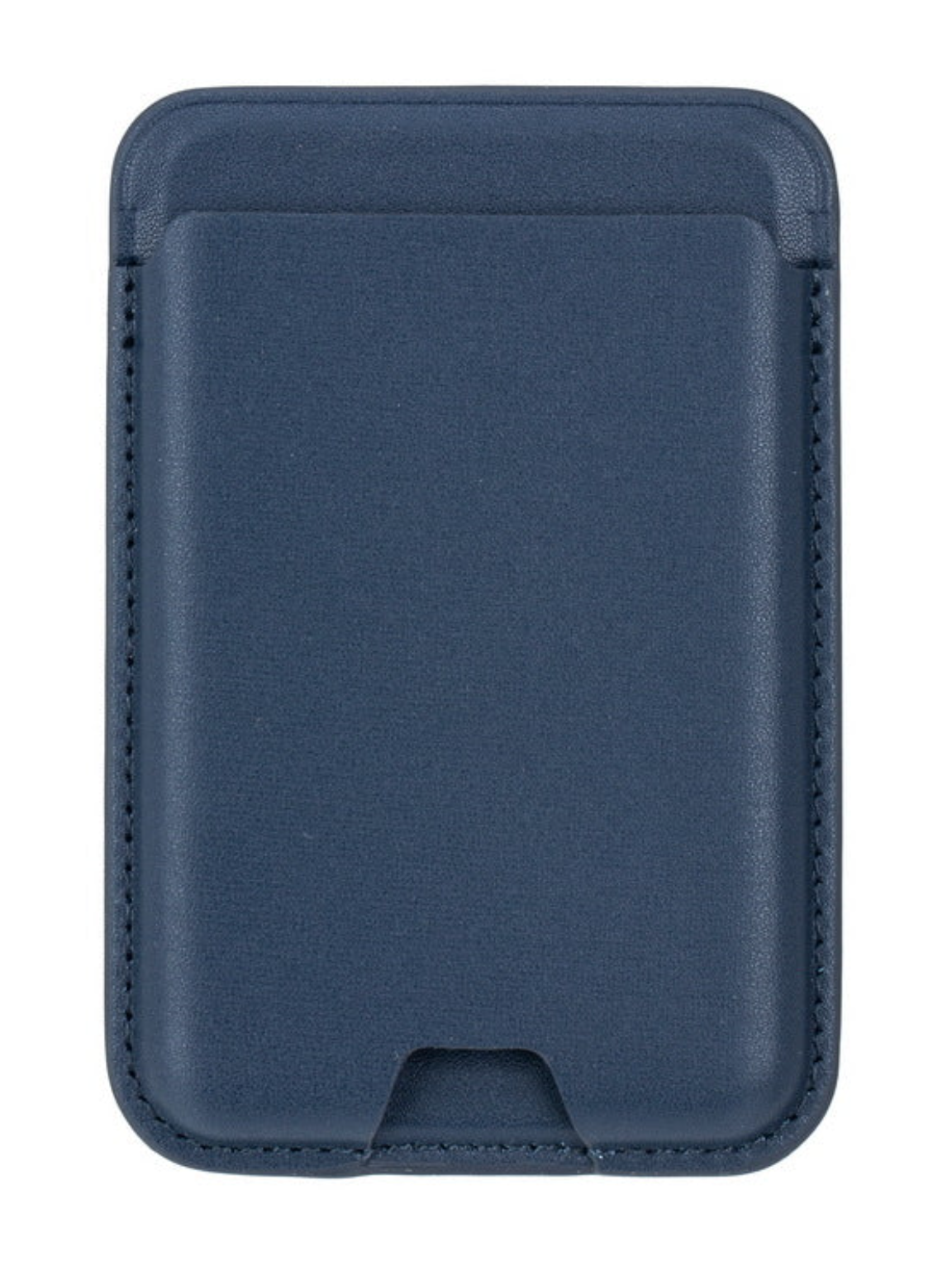 PU MagSafe Wallet w/ RFID Blocking - Blue - Custom Engraved