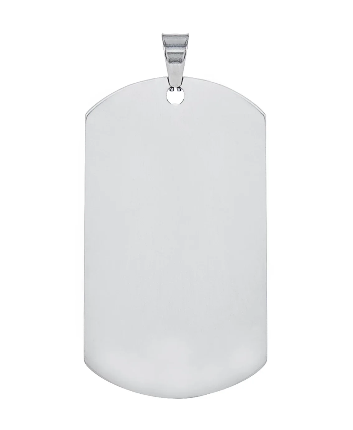 Stainless Steel Military Pendant - Silver Color