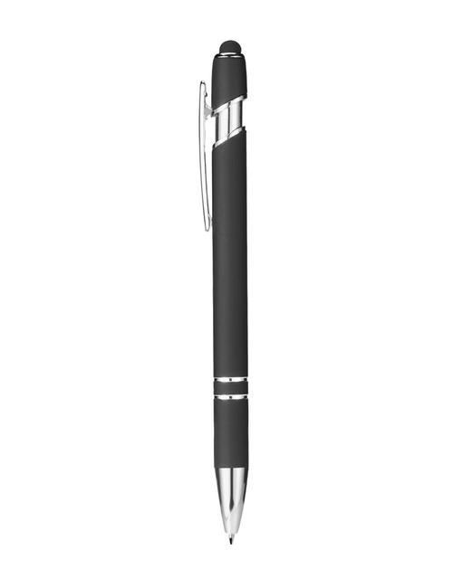 Ballpoint Pens with Stylus - Black (12pcs) - Custom Engraved
